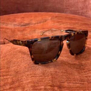 Oliver Peoples San Luis Tortoise Shell Sunglasses